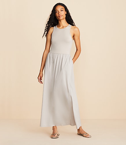 Lou & Grey Wanderweave Cutout Midi Dress