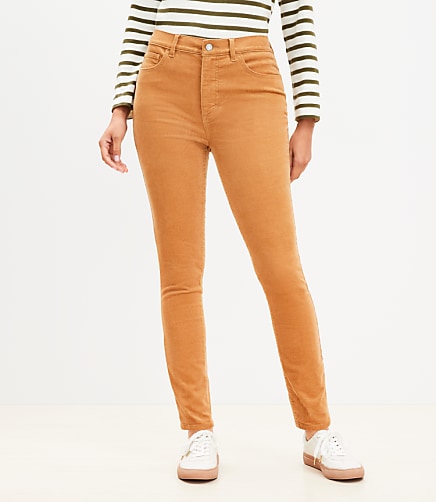 Curvy Skinny Pants in Corduroy - Perfect Camel
