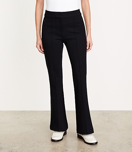 Curvy LOFT Versa Ponte Deluxe Flare Pants