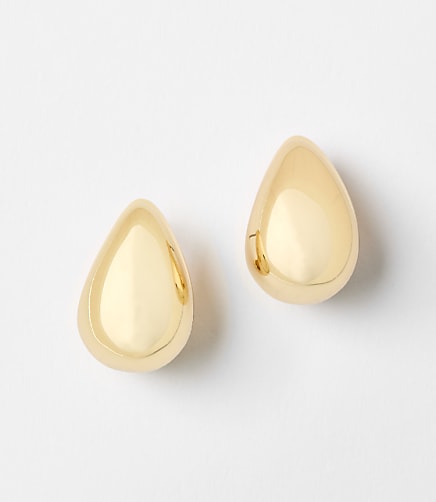 Modern Teardrop Stud Earrings
