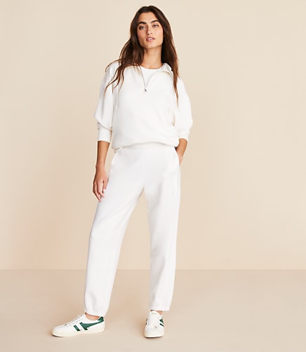 Lou & Grey Scubasoft Joggers - Whisper White