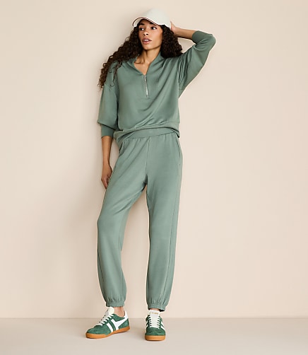 Lou & Grey Scubasoft Joggers - Eucalyptus Leaf