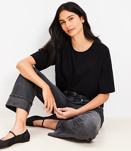 Petite Jersey Modern Tee