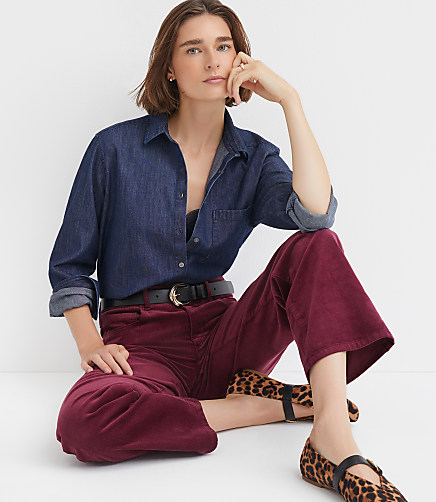 Chambray Everyday Relaxed Pocket Shirt