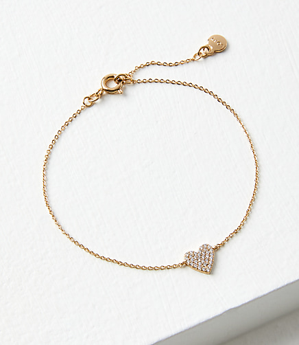 Demi Fine Pave Heart Bracelet