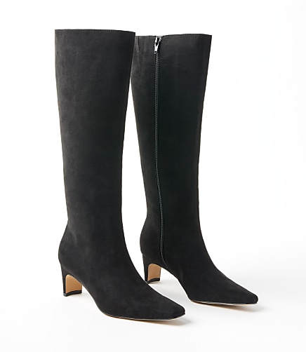 Tall Squared Pointy Toe Booties