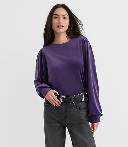 Velour Sweatshirt