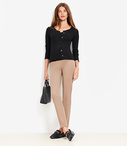 Kendall Skinny Pants in Bi-Stretch - Pine Bark