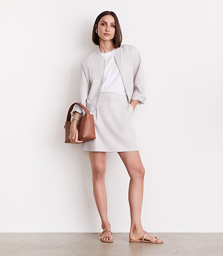 LOFT Versa Pure Spun Mini Pocket Skirt