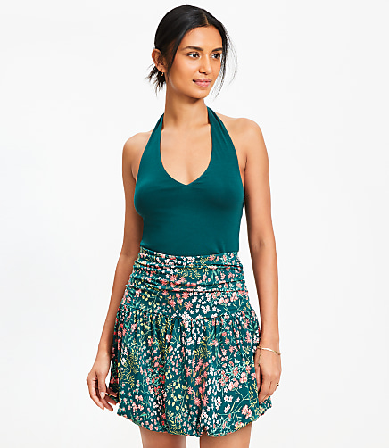 V-Neck Halter Top