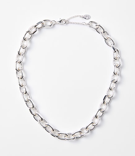Chain Link Statement Necklace
