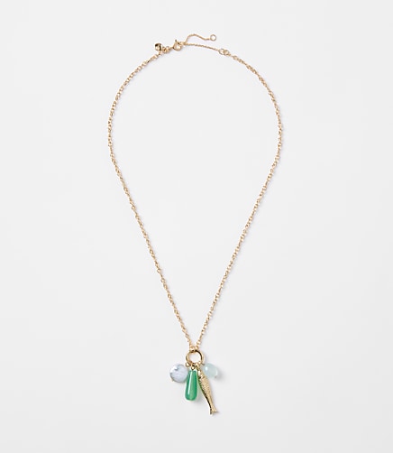 Fish Cluster Pendant Necklace