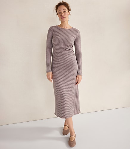 Haven Well Within Wide Rib Knit Drapey Maxi Dress
