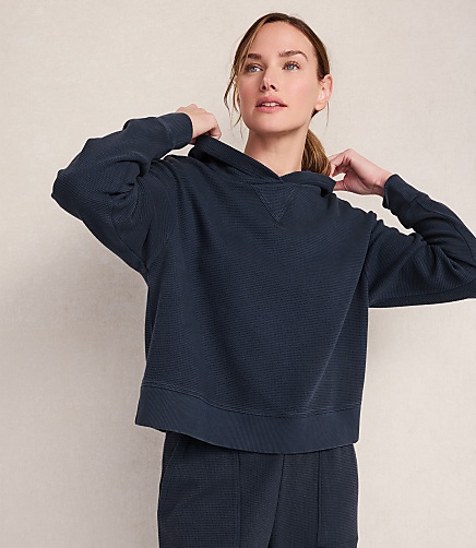 Haven Well Within Organic Cotton Waffle Hoodie