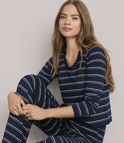Lou & Grey Striped Essential Modal Pajama Tee