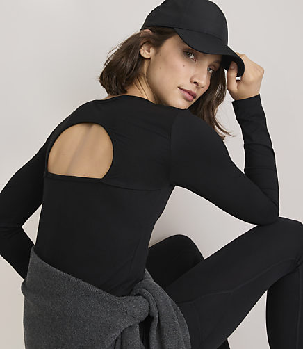 Lou & Grey Brushedsoft Open Back Top