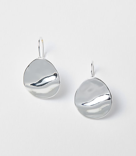 Molded Coin Pull Through Earrings