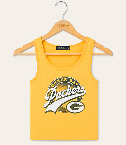 Junk Food Green Bay Packers Cropped Tank