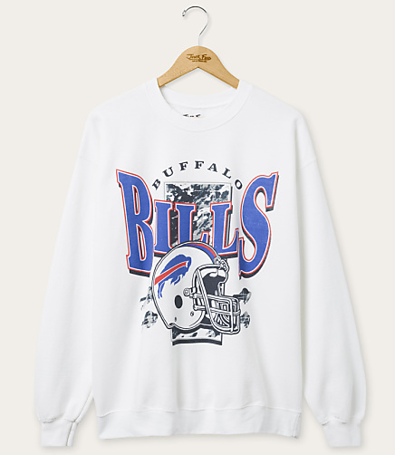 Junk Food Buffalo Bills Conversion Crew Fleece
