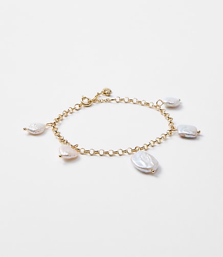 Mother Of Pearl Statement Bracelet