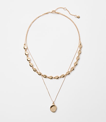 Coin Layered Statement Necklace