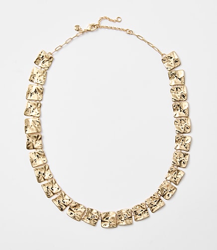 Molded Abstract Statement Necklace