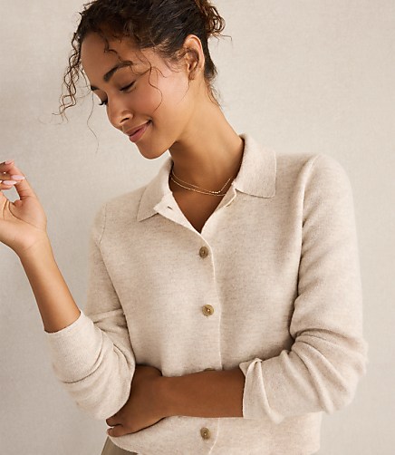 Haven Well Within Wool Blend Sweater Jacket - Light Oyster Heather