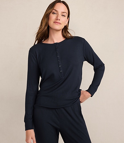 Haven Well Within Drapey Rib Knit Henley