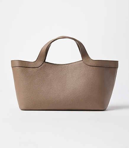 LOFT Versa East West Leather Tote Bag