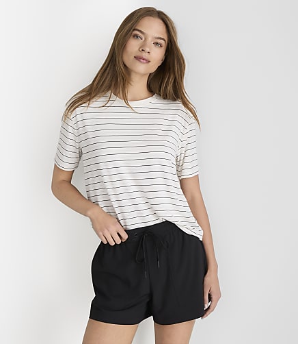 Lou & Grey Striped Essential Modal Tee
