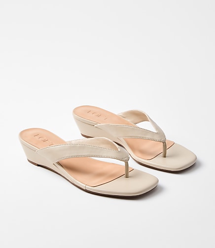 Mini Wedge Thong Sandals