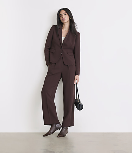 LOFT Versa Crepe Drape Shrunken Blazer