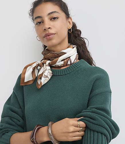 Curved Sleeve Sweater