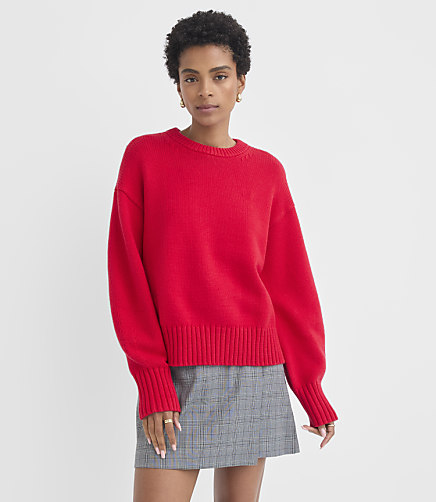 Curved Sleeve Sweater