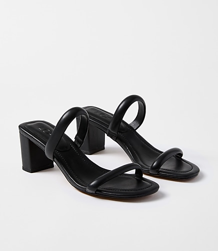 Padded Strappy Mule Sandals