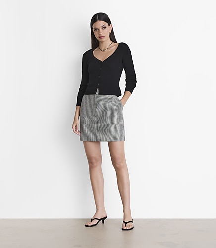 LOFT Versa Ribbed V-Neck Cardigan