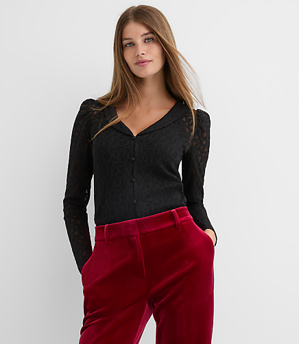 Lace Shawl Cardigan Top