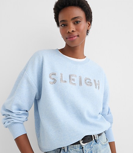 Sleigh Sequin Sweatshirt