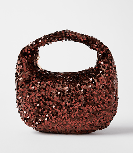 Sequin Hobo Bag