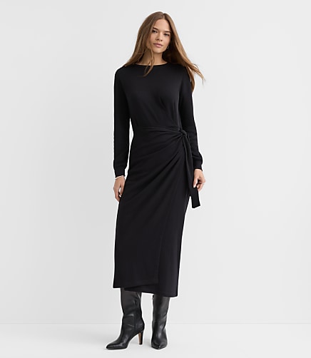 Midi Long Sleeve Dresses | Loft