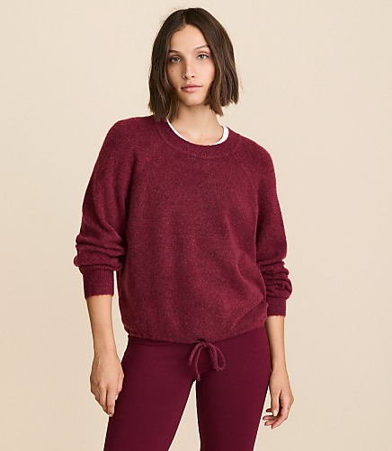 Petite Lou & Grey Cloudstitch Drawstring Sweater
