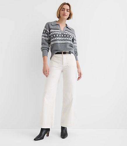 Palmer Wide Leg Pants in Stretch Velvet
