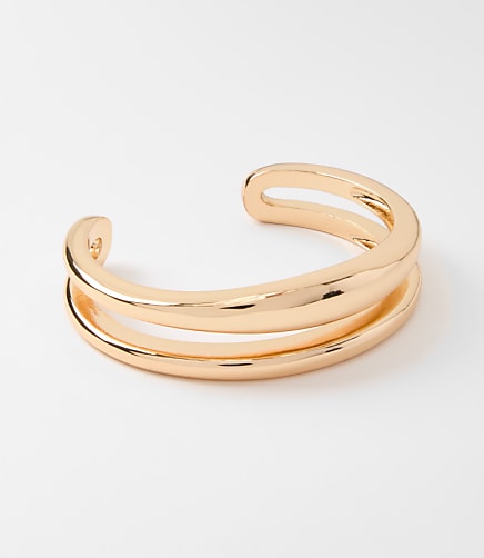Rounded Open Cuff Bracelet