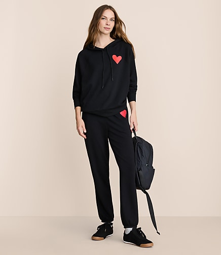 Petite Lou & Grey Heart Cozy Cotton Joggers