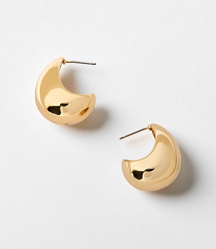 Chunky Teardrop Stud Earrings
