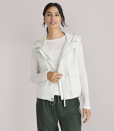 Lou & Grey Hooded Cargo Vest