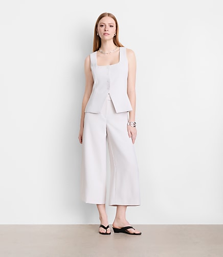 LOFT Versa Crepe Drape Tank Vest