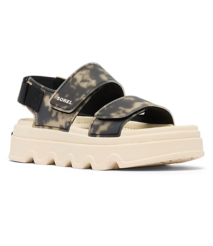 Sorel Kinetic Sunchase Ankle Strap Sandals - Black