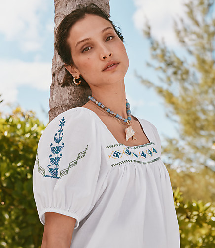 Square Neck Puff Sleeve Top