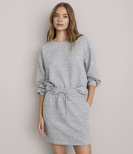 Lou & Grey Flecked Ottoman Gathered Hem Top